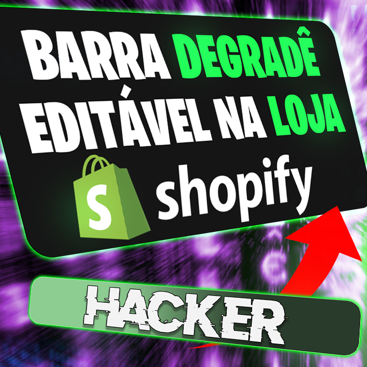 Barra Degrade Editável - Temas Shopify