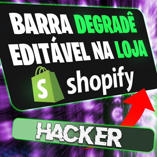 Barra Degrade Editável - Temas Shopify