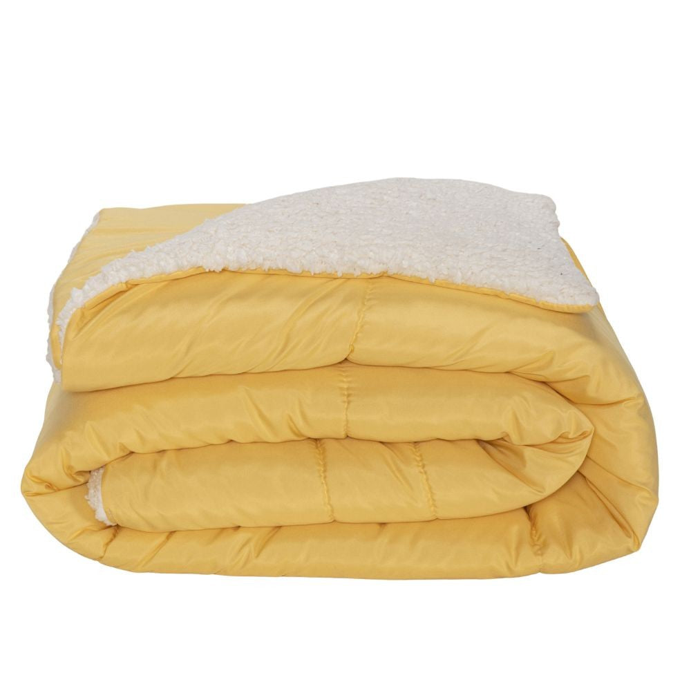 Kit Coberdrom Soft 05 Peças King cor:Amarelo