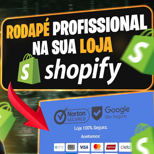 Rodapé Profissional - Temas Shopify